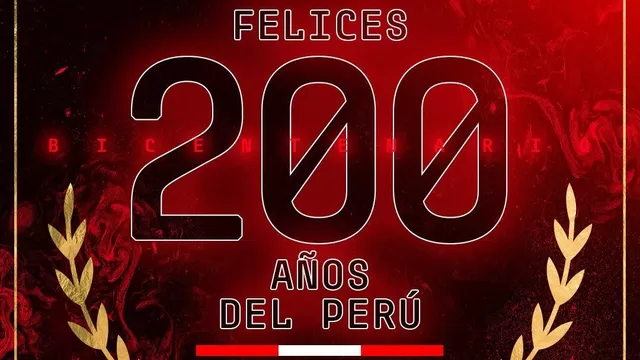 Bicentenario del Perú: La Liga 1 saludó a la Patria por los 200 años