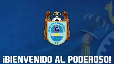 Binacional tiene nuevo entrenador.