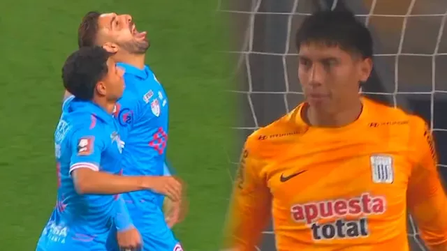 Luis Urruti le sacó provecho a error de Franco Saravia y puso el empate para Garcilaso / Foto: Captura L1 MAX / Video: L1 MAX