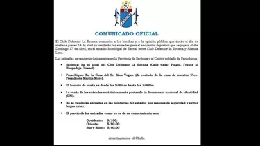 La Bocana vs. Alianza Lima: populares cuestan más que en Eliminatorias La Bocana vs. Alianza Lima: populares cuestan más que en Eliminatorias