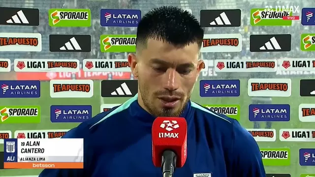 Alan Cantero anotó en el triunfo de Alianza Lima ante Atlético Grau por la Liga 1 / Captura / l1 MAX