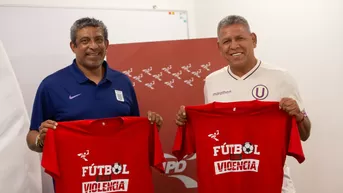 Capitanes de Alianza Lima y 'U' se unen al "Fútbol sin violencia"