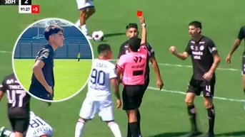 Carlos Zambrano fue expulsado en debut de su hijo en el Sport Boys vs San Martín