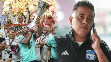 Carvallo el baja el dedo a Christian Cueva en Universitario