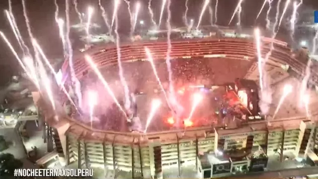 Universitario de Deportes celebra sus 100 años de vida institucional con la 'Noche Eterna' en el Estadio Monumental. | Video: América Deportes.