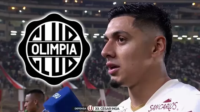 César Inga se refirió al interés de Olimpia de Paraguay tras triunfo de Universitario / GOLPERÚ