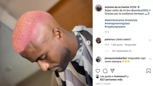 Este es el nuevo look de Christian Ramos | Foto: Instagram.