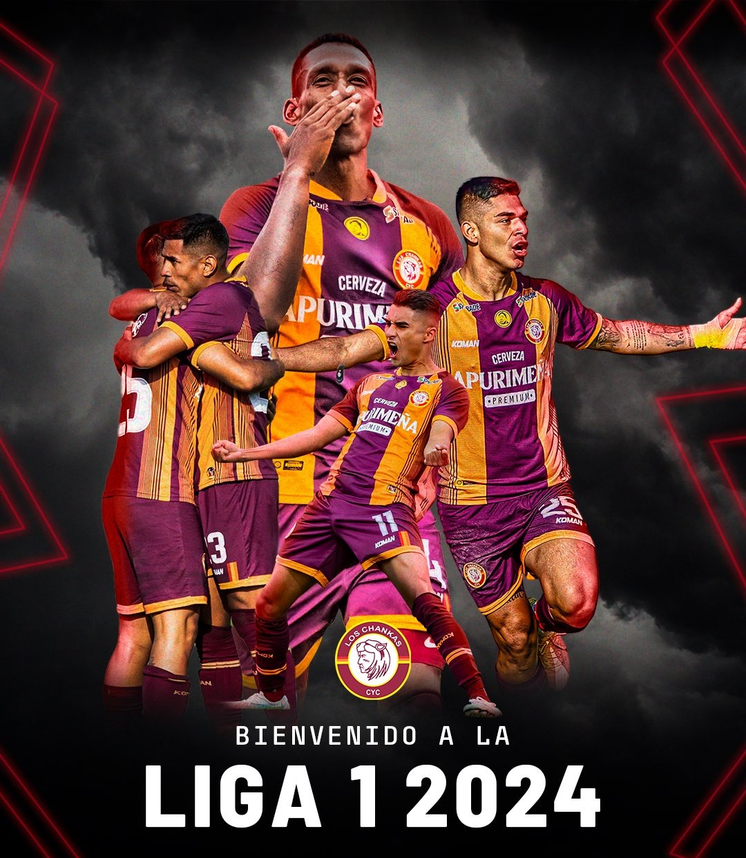 Los Chankas jugarán la Liga 1 2024. | Foto: Liga 1.