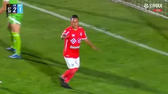 Christian Cueva anotó de penal el 2-1 de Cienciano ante ADT