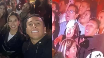 Christian Cueva cantó y bailó al ritmo de Agua Marina