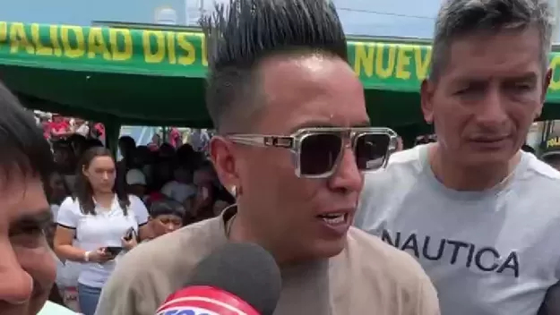 Christian Cueva evitó hablar sobre su futuro inmediato