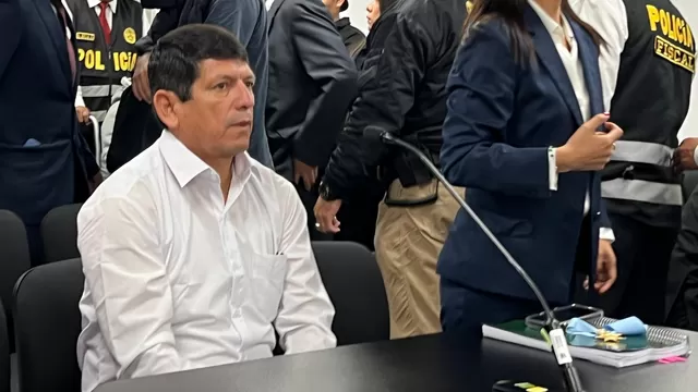 Agustín Lozano viene cumpliendo la detención preliminar de 15 días solicitada por el Ministerio Público. | Foto: Poder Judicial