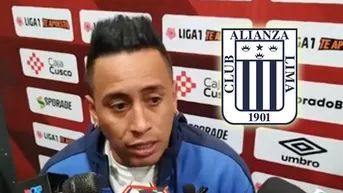 Christian Cueva habló a poco del partido ante Alianza Lima