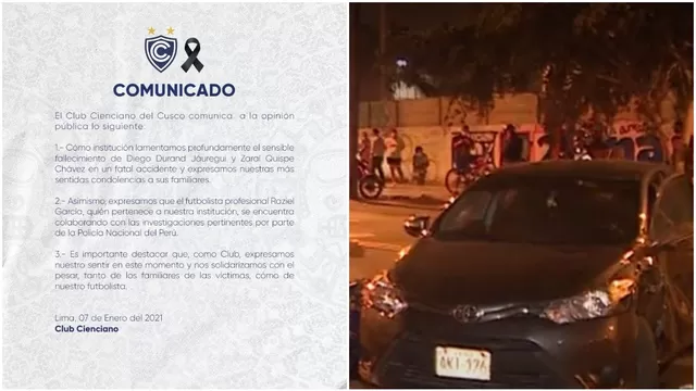 Cienciano emitió un comunicado sobre accidente que protagonizó Raziel García