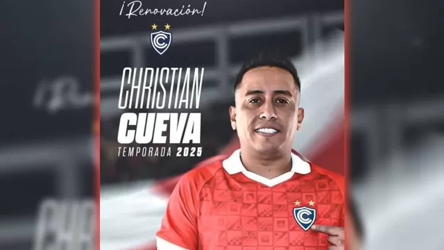 Cienciano oficializó la continuidad de Christian Cueva en Cusco para esta temporada 2025. | Video: Cienciano en X