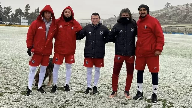 Cienciano reprogramó entrenamiento por caída de nieve en Cusco