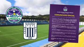 Comerciantes Unidos envía comunicado de último minuto previo a partido con Alianza Lima