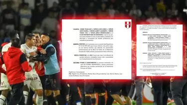 Comisión Disciplinara inició procedimiento a jugadores de Melgar y Universitario. | Composición AD