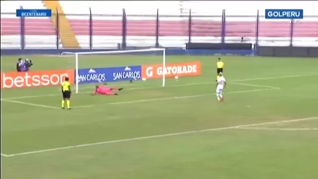 Mira aquí el penal de Adrián Quiroz. | Video: Gol Perú