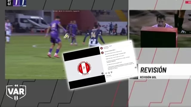 CONAR reveló audios del VAR en gol anulado de Comerciantes Unidos vs Alianza Lima / IG