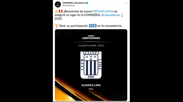 Este fue el mensaje de la Conmebol.