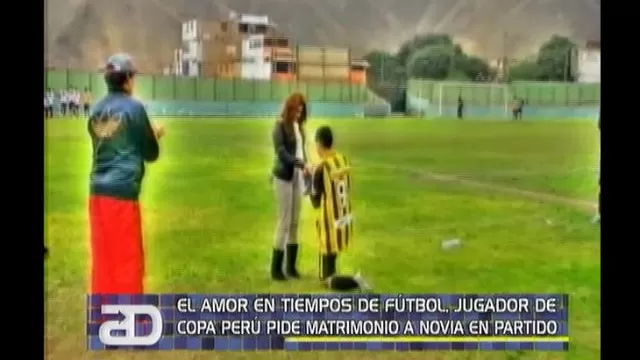 Copa Perú: marcó 'doblete' y pidió matrimonio a su novia