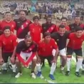 Coronavirus: Exeleccionados peruanos jugaron partido de fútbol en plena pandemia