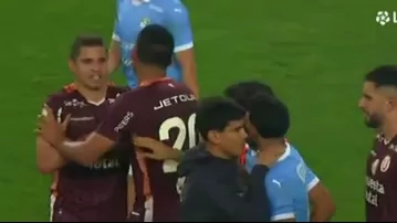 Corzo y Gonzáles tuvieron un fuerte cruce tras el 'U' vs Cristal