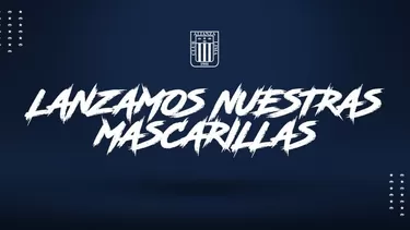 Al mismo estilo del Barcelona, Alianza es el primer club en vender mascarillas. | Foto Alianza Lima