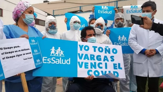 Toño Vargas venció al COVID-19 y fue dado de alta en el Hospital Sabogal
