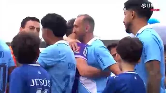 Cristal vs Alianza: Así fue el saludo de Hernán Barcos y su excompañeros blanquiazules
