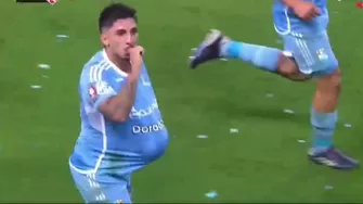 Gustavo Cazonatti de cabeza abrió el marcador a favor de Sporting Cristal ante la 'U'. | Video: L1 Max.