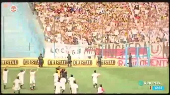 Los Cristal vs Universitario en el estadio Alberto Gallardo