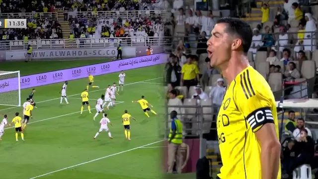 Cristiano Ronaldo impactó al mundo con nuevo golazo en triunfo de Al Nassr vs Al Wahda / AD