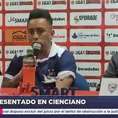 Cueva presentado en Cienciano: &quot;Si tengo que mejorar, lo haré&quot;