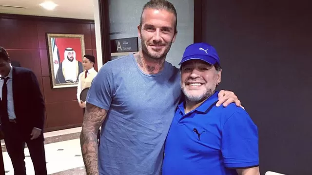Beckham o Maradona estarán ante los íntimos el 26 de enero | Foto: Instagram