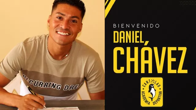 Daniel Chávez firmó por Deportivo Cantolao | Foto: Deportivo Cantolao.