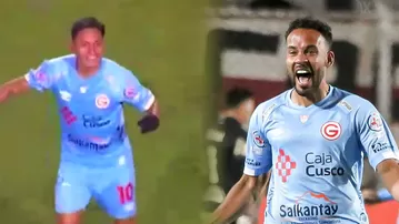 Garcilaso anotó dos goles a Universitario en menos de 5 minutos con Salazar y Sandoval