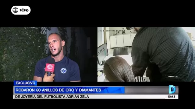 Así fue el asalto a la joyería de Adrián Zela | Video: América TV.