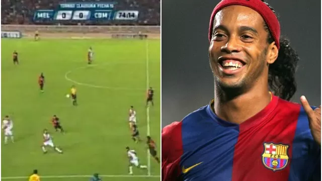 Diego Benítez de Municipal dio pase de espalda al estilo Ronaldinho