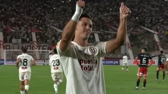 Churín anotó de penal y puso el 6-0 de Universitario sobre UTC