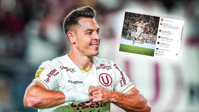 Diego Churín lanzó un mensaje tras anotar en triunfo de Universitario ante UTC / AD