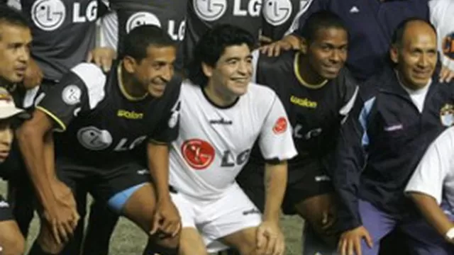 Maradona estuvo por última vez en el Perú en el 2006. | Foto: Twitter
