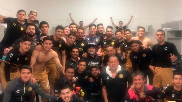 Dorados de Maradona empataron y clasificaron a las finales en el fútbol mexicano | Foto: Dorados.