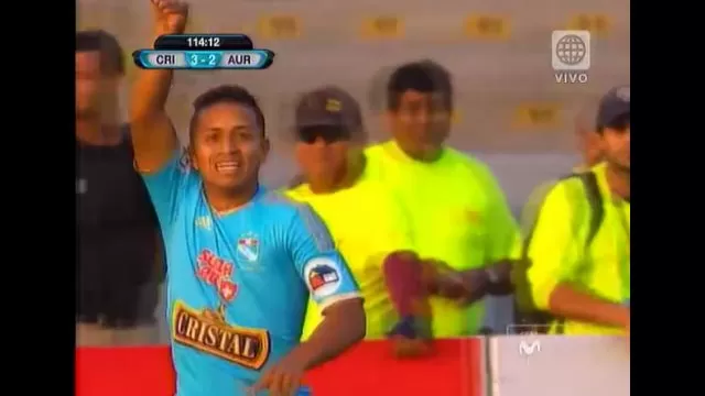Edinson Chávez y el gol del título para Sporting Cristal