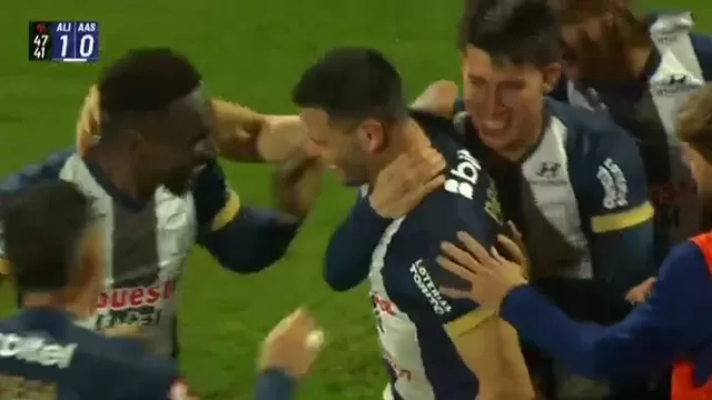 Guillermo Enrique anotó tremendo golazo para el primero de Alianza Lima vs Alianza Atlético / L1 MAX