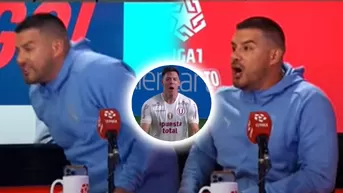 Erick Delgado se retiró de programa porque metió gol Diego Churín