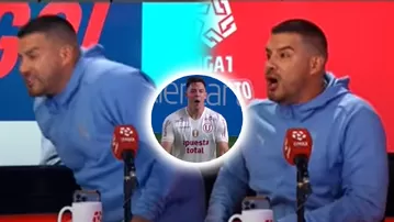 Erick Delgado abandonó programa porque metió gol Diego Churín