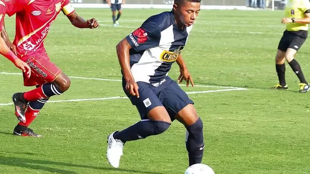 Erinson Ramírez de Alianza Lima no será convocado más a la Sub 20