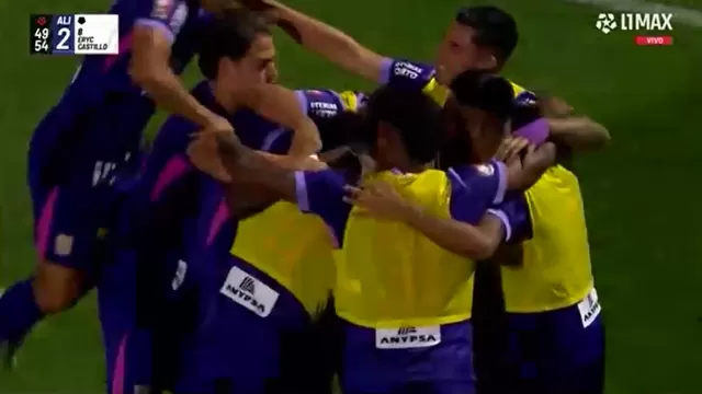 Comenzando la segunda mitad del partido, Castillo puso en ventaja una vez más a Alianza Lima. | L1 MAX